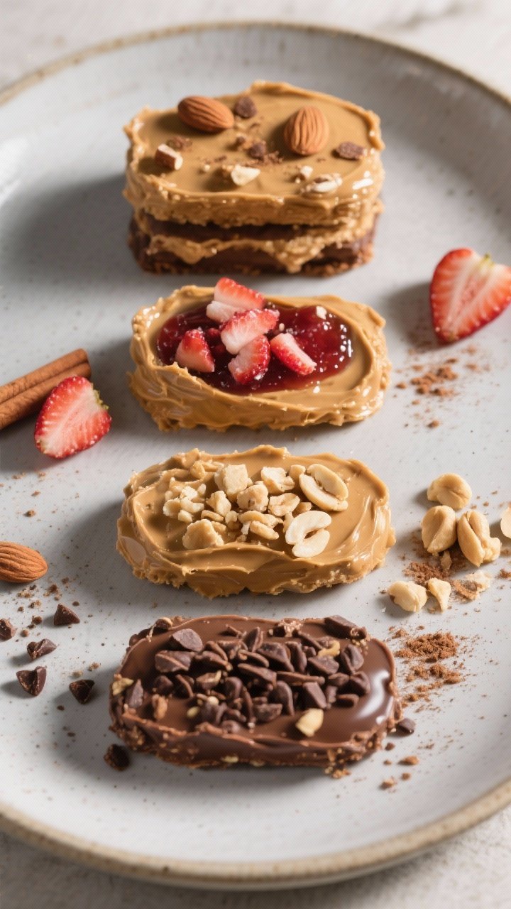 Tasty top view final presentation: overhead shot of an assortment of finished variations—Cookie Do