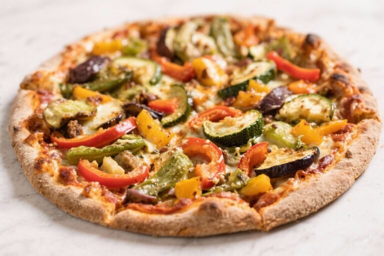 Like Frozen Pizza, But Better – Best Veggie Pizza with Whole Wheat Crust: Loaded with Colorful Vegetables on a Homemade or Store-Bought Whole-Wheat Crust (The Weeknight Upgrade You’ll Brag About)