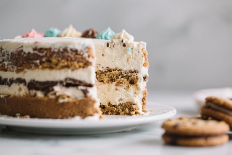 Like Ice Cream Cake, But Better – Homemade Ice Cream Cake (3 ingredients!): Simple layers of healthier cookies and ice cream, customizable and less processed — The Zero-Stress Dessert That Steals the Party