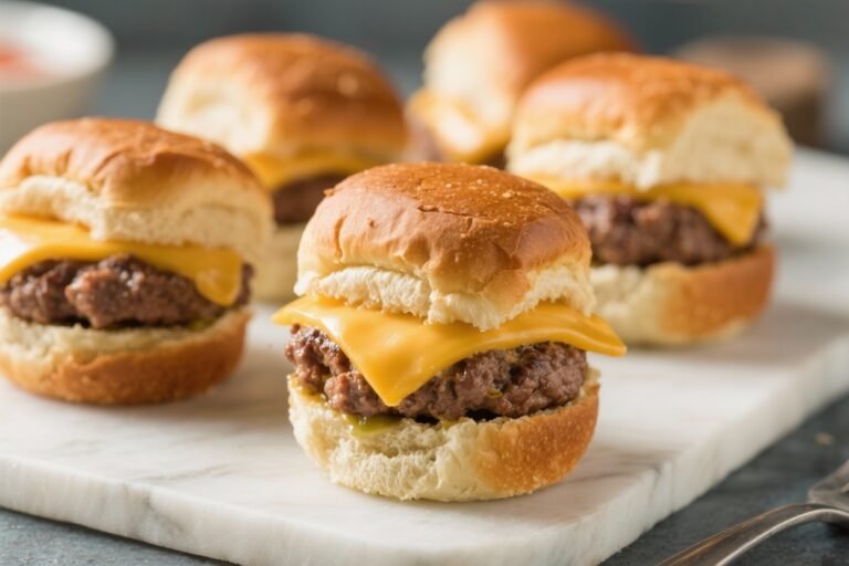 Like White Castle Sliders, But Better – Easy Cheeseburger Sliders: Mini Lean Beef Sliders on Whole-Wheat Rolls, Ready in 30 Minutes with Real Cheese (No Mystery Meat, No Regrets)
