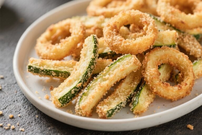 Skip the Drive-Thru: “Like Fast Food Onion Rings, But Better” Zucchini Fries That Crunch Hard and Treat You Better