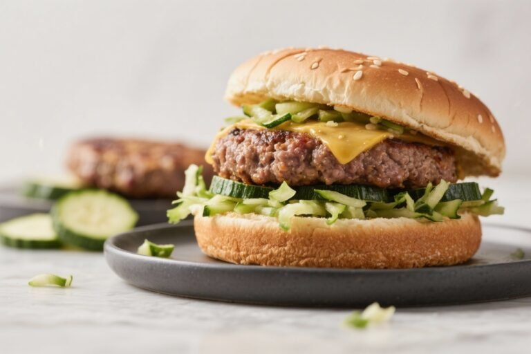 Like a Regular Beef Burger, But Better – Easy Zucchini Burgers (hidden veggies!): The Juicy, Fiber-Packed Upgrade Your Grill Has Been Waiting For