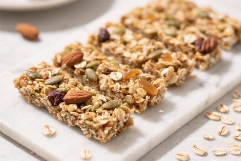 Stop Buying Snack Bars: Like Granola Bars, But Better – Easy Homemade Granola Bars (Customizable!): Oats, nuts, seeds, and natural sweeteners pressed into bars, no baking required.