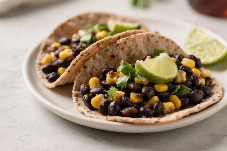 Like Beef Tacos, But Better – Black Bean and Corn Tacos: Flavorful, Plant-Powered Crunch Wrapped in Whole-Grain Glory