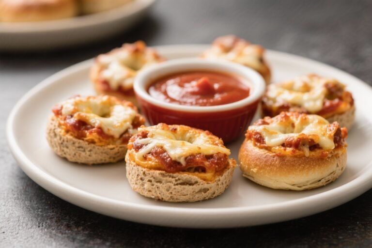 Like Bagel Bites, But Better: Ridiculously Good Pizza Bites with Marinara Dipping Sauce You’ll Crush in 20 Minutes