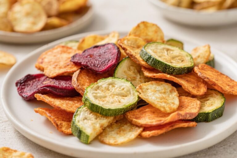 Like Potato Chips, But Better – Air-Fryer Veggie Chips (Zucchini, Beets, Sweet Potato!): The Crispy, Low-Oil Snack You’ll Actually Crave