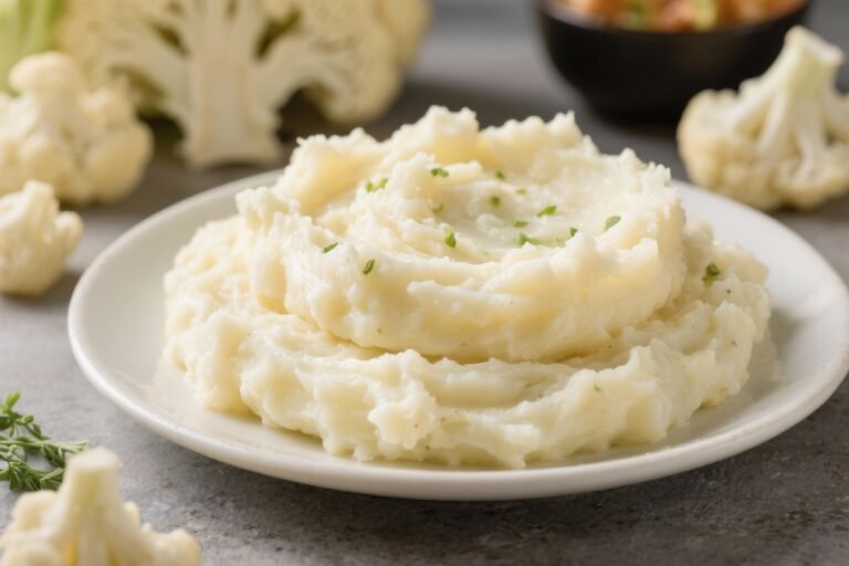 Like Mashed Potatoes, But Better – Creamy Mashed Cauliflower: A Lighter, Lower-Carb Upgrade You’ll Actually Crave