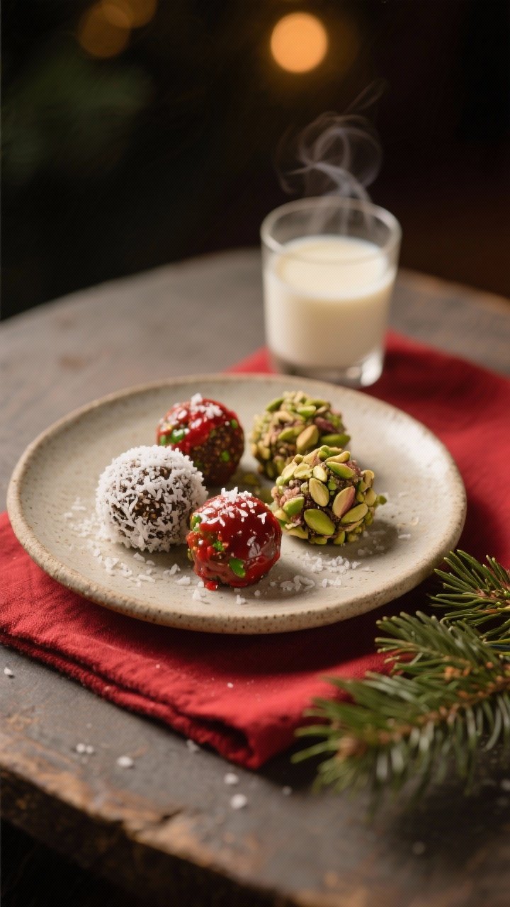 Final plated bedtime presentation: A cozy, restaurant-quality plate-up of 2–3 Christmas Pajama Ene
