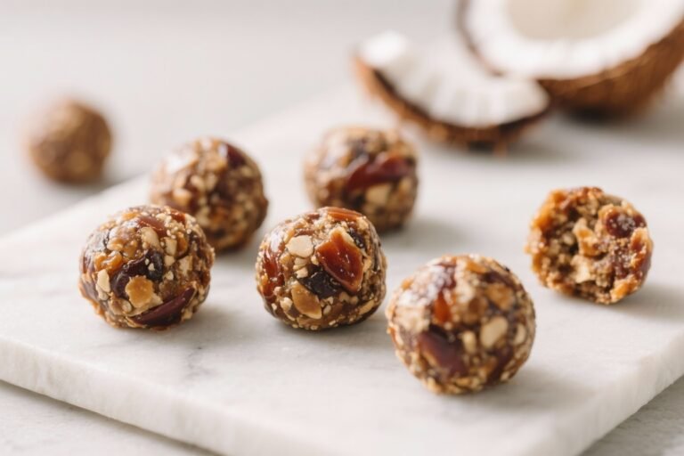 Coconut Date Energy Bites (No Added Sugar): The 10-Minute Snack That Actually Fights Cravings