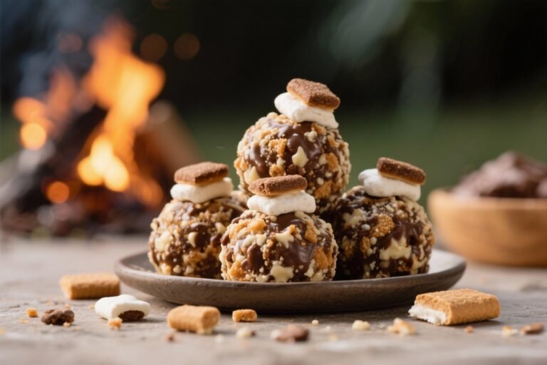 Fireplace S’mores Energy Balls (Cozy Campfire!): No Flame, All Fame Snack That Tastes Like a Weekend Away