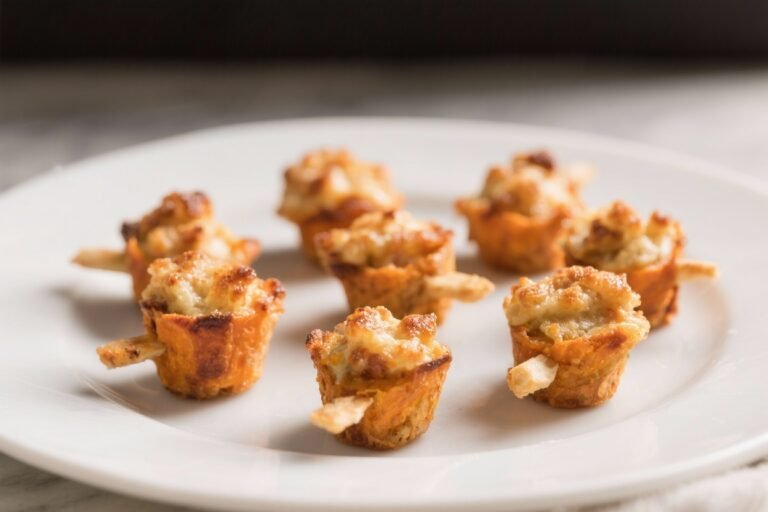 Sweet Potato Casserole Bites (Finger Food Version) That Vanish Before You Blink