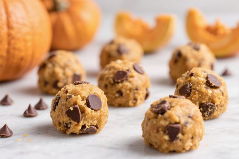 Pumpkin Chocolate Chip Protein Bites That Taste Like Dessert, Fuel Like a Snack—No Oven, No Nonsense