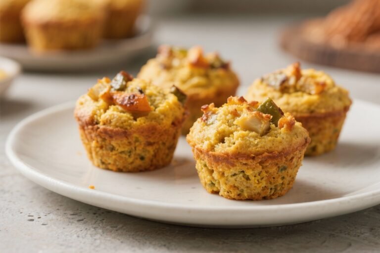 Cornbread Energy Muffins (Savory Thanksgiving Twist): Power Bites That Steal the Side-Dish Show