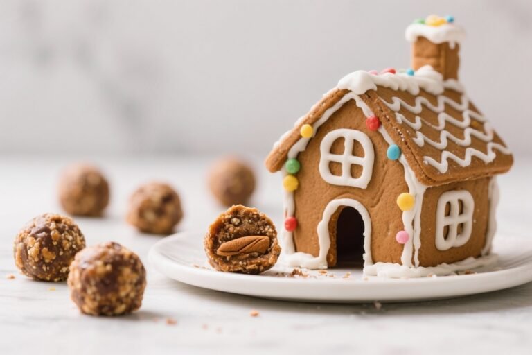 Gingerbread House Energy Bites (Build & Eat!): Tiny Edible Cabins That Power Your Winter Hustle