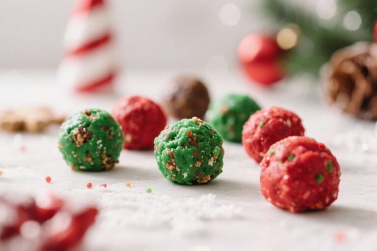 Red & Green Christmas Energy Balls (Festive Colors): Snack Like an Elf, Fuel Like a Pro
