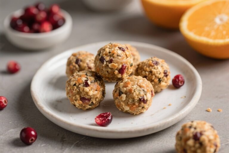 Cranberry Orange Protein Bites That Taste Like Dessert And Work Like a Pre-Workout