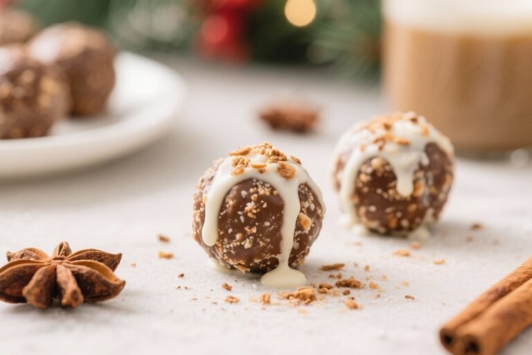 Eggnog Energy Balls (Holiday Spice Flavor): The No-Bake Snack That Tastes Like December and Hits Like Espresso