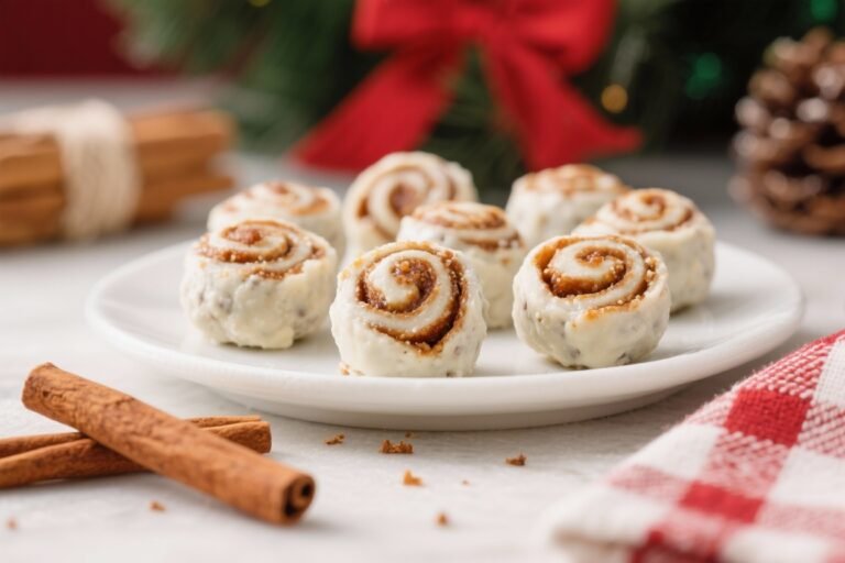 Holiday Cinnamon Roll Energy Bites (But Better!): The No-Bake Treat That Makes Your House Smell Like December