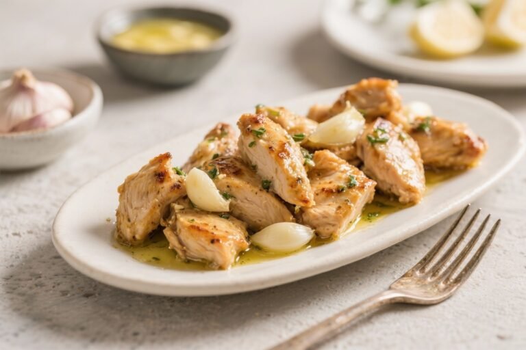15 MINUTE GARLIC BUTTER CHICKEN BITES: The Fast, Sizzling, Weeknight Hero You’ll Crave on Repeat