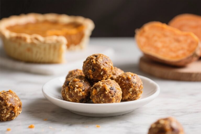 Sweet Potato Pie Energy Balls (No Bake): Tastes Like Dessert, Fuels Like a Workout