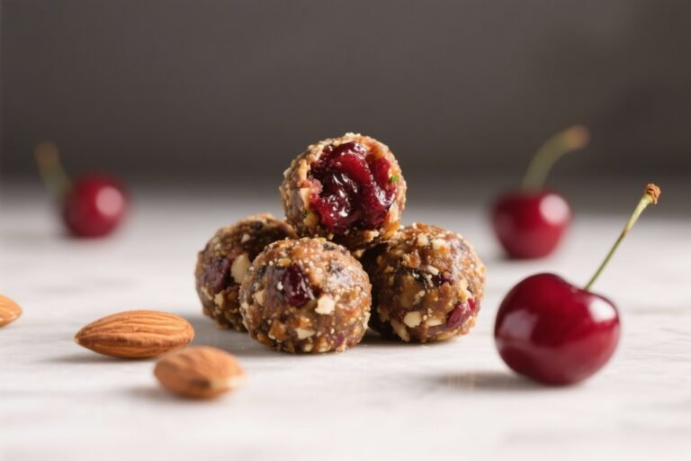 Cherry Almond Energy Balls (Antioxidant-Packed): The 10-Minute Snack That Punches Above Its Weight