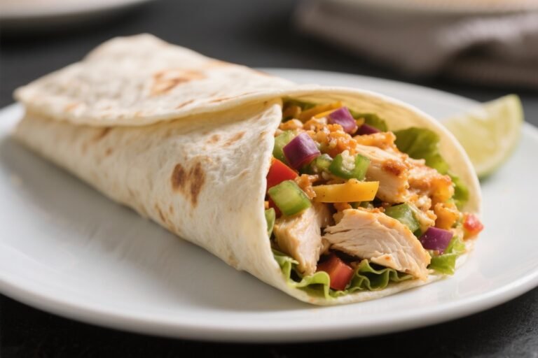 SOUTHWEST CHICKEN WRAP That Outsmarts Takeout: Big Flavor, Zero Fuss, All Crunch