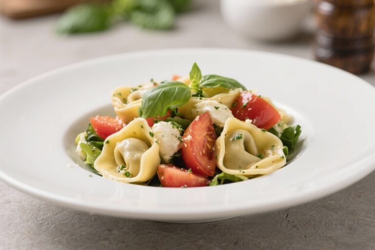 This TORTELLINI CAPRESE SALAD Slaps: 15 Minutes, Big Flavor, Zero Drama