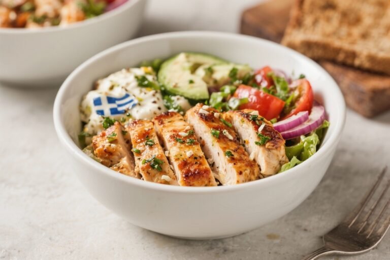 GREEK CHICKEN BOWLS That Actually Make Meal Prep Exciting (Yes, Really)