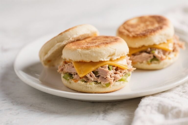 Tuna Melt English Muffins – Quick, Toasty, and Comforting