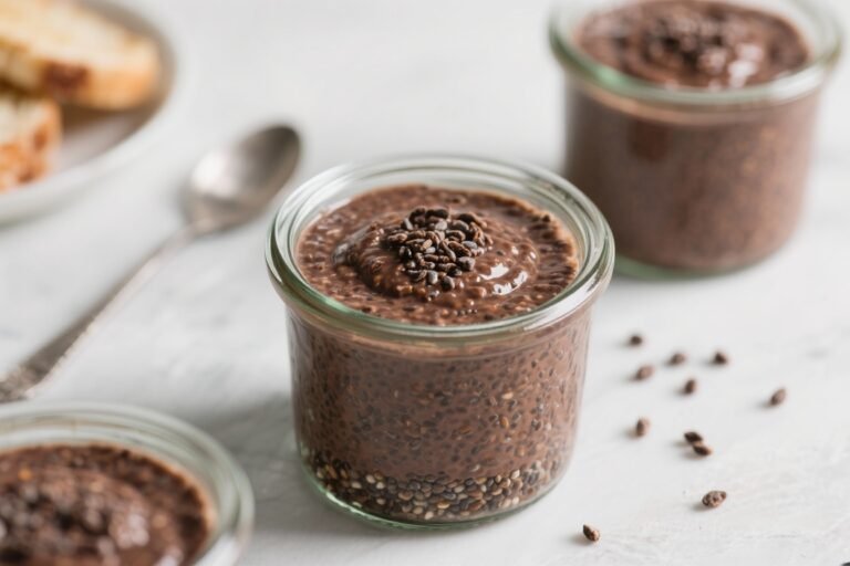 Chia Pudding Breakfast Jars – Chocolate