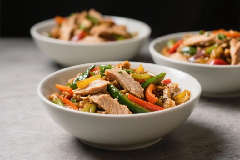 Turkey & Veggie Stir-Fry Bowls – A Fast, Fresh Weeknight Favorite