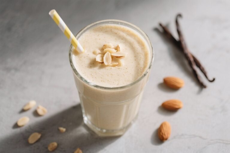 Vanilla Almond Smoothie – Creamy, Nutty, and Naturally Sweet
