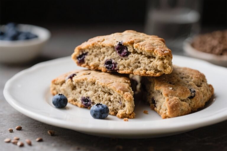 Buckwheat Blueberry Scones – Tender, Nutty, and Naturally Flavorful