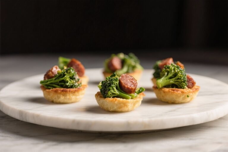 Broccoli Rabe & Sausage Bites – A Bold, Savory Appetizer