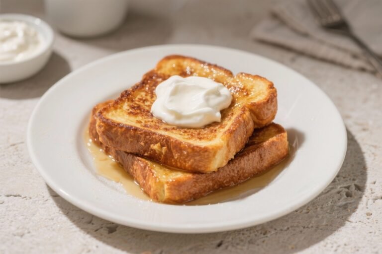 French Toast With Greek Yogurt – Classic Comfort, Lightened Up