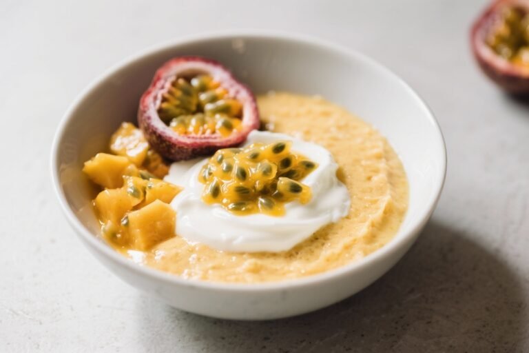 Passion Fruit Yogurt Bowl – Bright, Creamy, and Refreshing