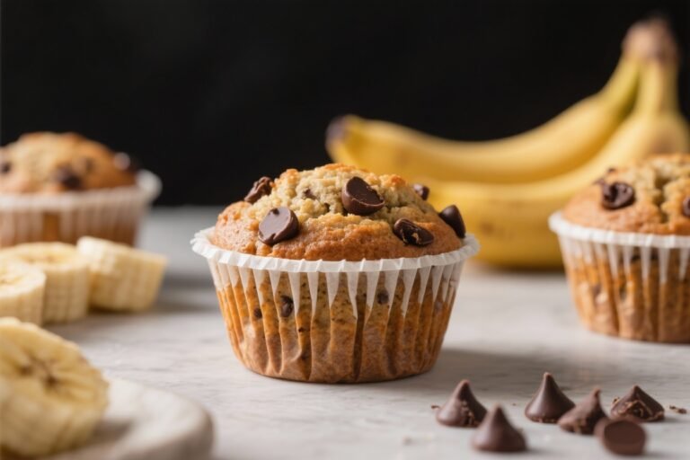 Protein Muffins – Banana Chocolate Chip