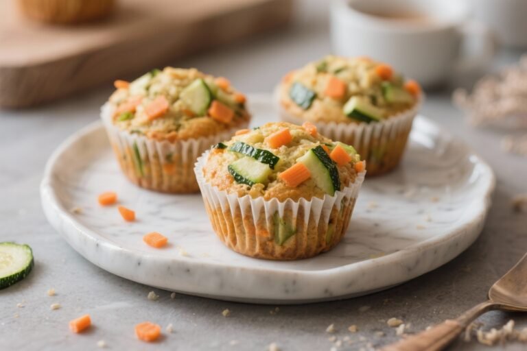 Protein Muffins – Zucchini Carrot