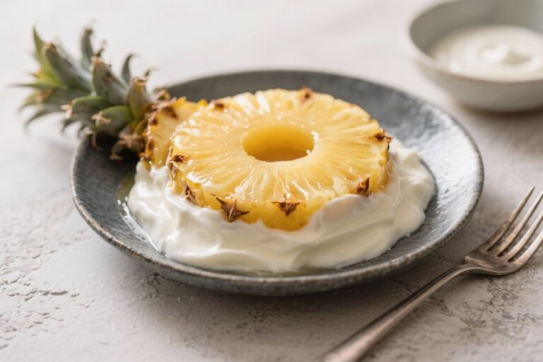 Pineapple Upside-Down Yogurt – A Bright, Dessert-Inspired Breakfast
