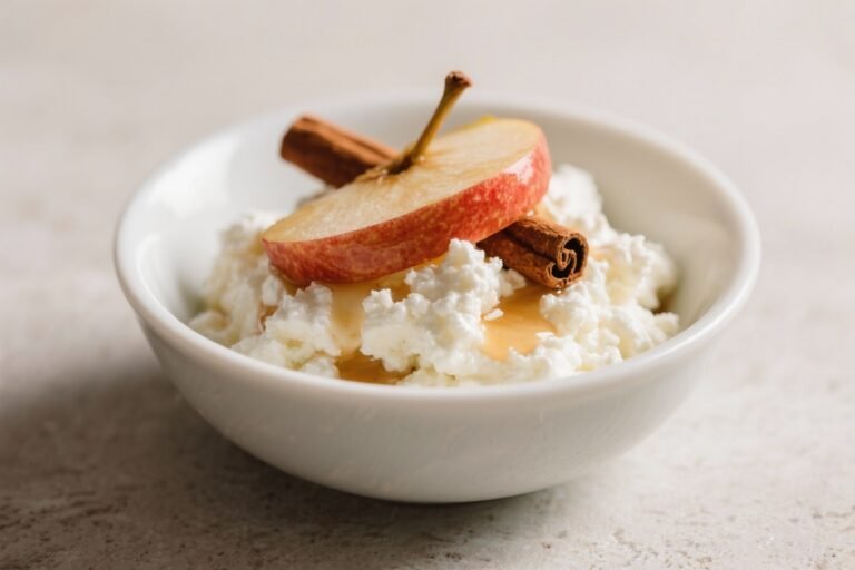 Cottage Cheese Bowl – Fall (Apple & Cinnamon) – Cozy, Protein-Packed Breakfast