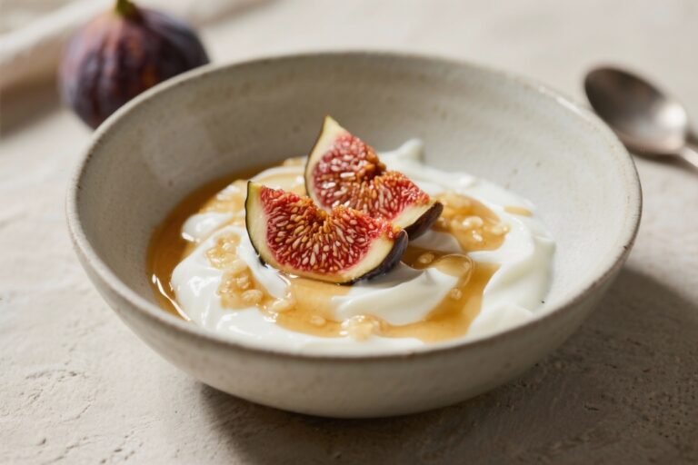 Fig & Honey Yogurt Bowl – A Simple, Naturally Sweet Breakfast