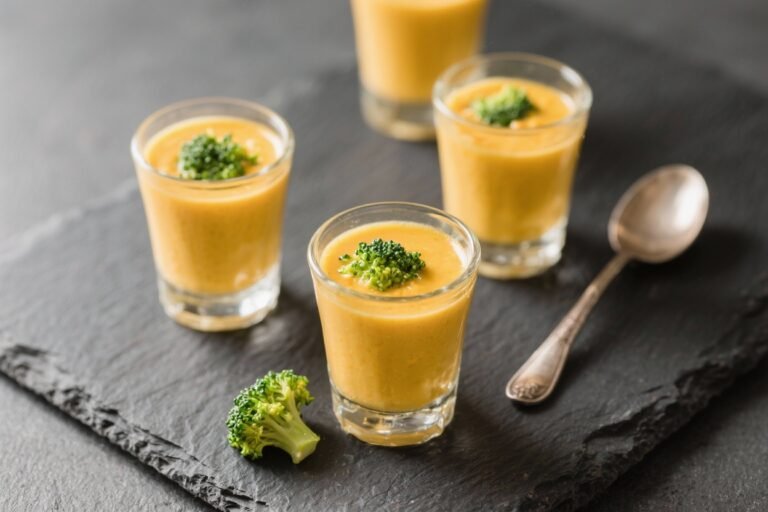 Broccoli Cheddar Soup Shots – Creamy, Cozy, and Perfect for Parties