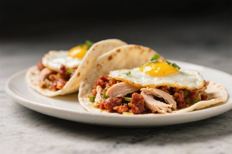 Breakfast Tacos – Chorizo & Egg (Turkey Chorizo) – Simple, Flavorful, and Satisfying