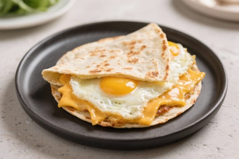 Breakfast Quesadilla – Egg & Cheese (Basic)