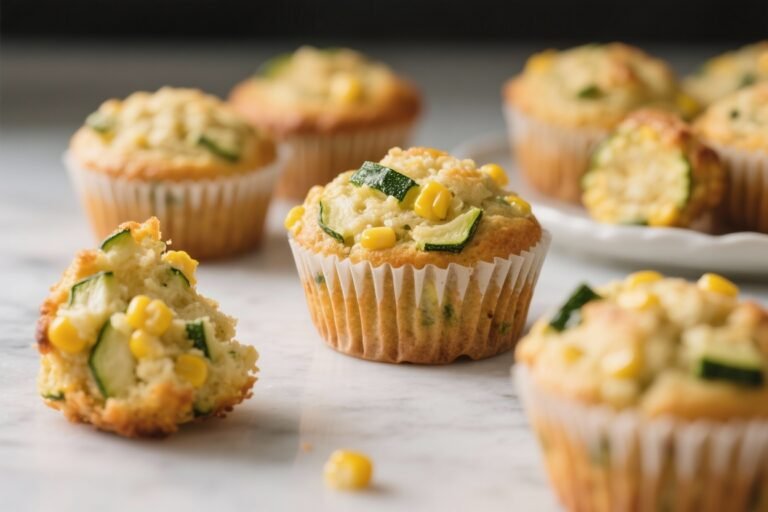 Zucchini & Corn Muffins – Moist, Savory, and Easy to Make