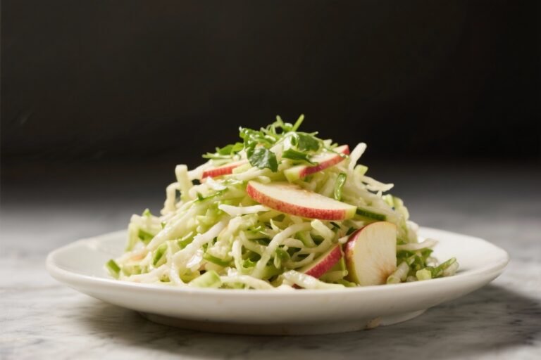 Kohlrabi Apple Slaw – Crisp, Bright, and Easy