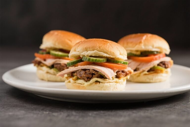 Turkey & Veggie Sliders – Juicy, Colorful, and Easy to Love