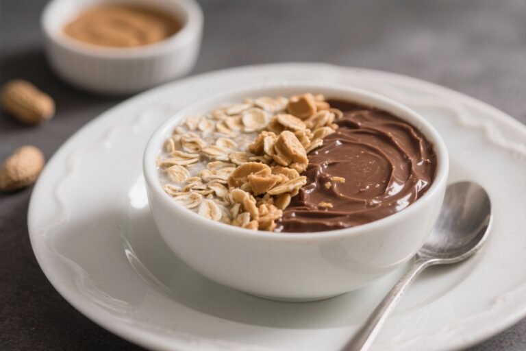 Overnight Protein Oats – Chocolate Peanut Butter