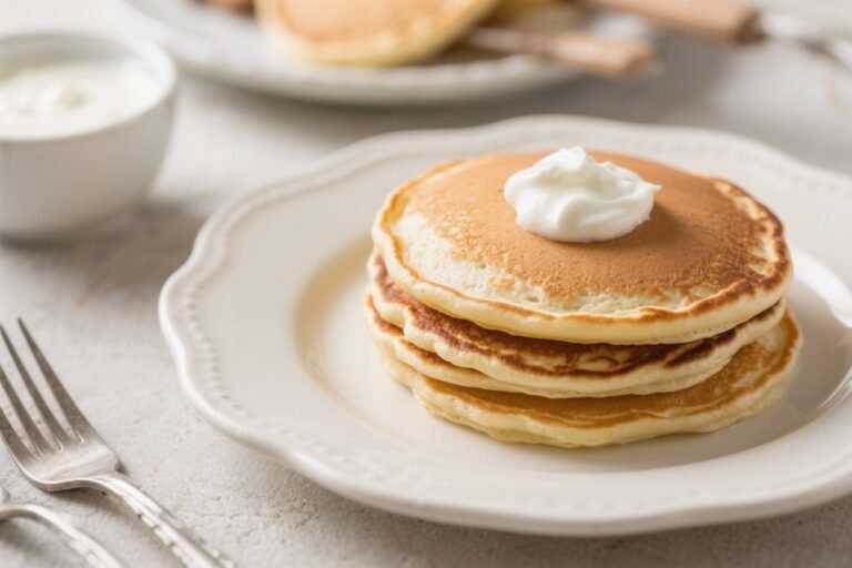 Greek Yogurt Protein Pancakes (10g Protein) – Fluffy, Easy, and Satisfying