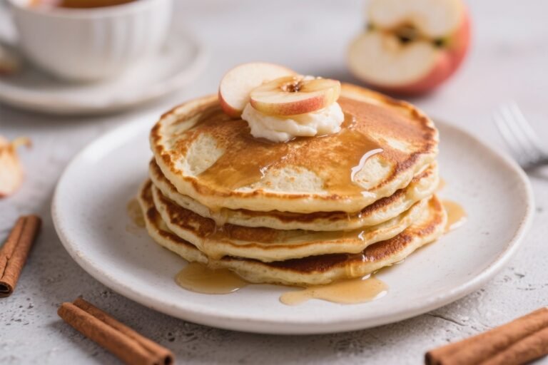 Protein Pancakes – Apple Cinnamon: A Cozy, High-Protein Breakfast